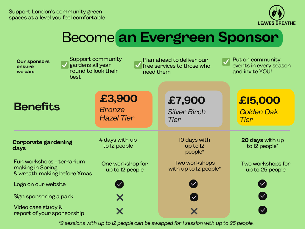 Corporate Sponsors - Become and Evergreen Corporate Sponsor